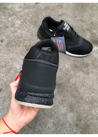 Черные демисезонные кроссовки мужские new balance 997.5 black white нью беланс 997 No Brand