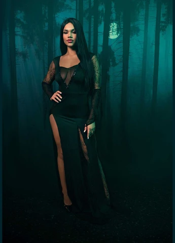 Еротичний костюм Мортіші Аддамс Sexy Spooky Morticia Leg Avenue (297394213)