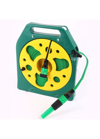 Поливочный шланг в катушке 15 м садовый комплект шланг и пистолет-распылитель с 7 режимами (SD295) No Brand (361161959)