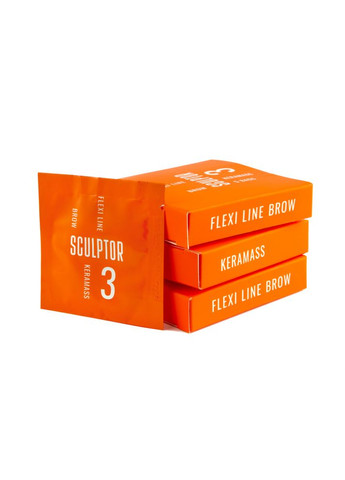 Глибоке відновлення ламінування брів Flexi line brow Keramass №3 1,5ml Sculptor (314962300)
