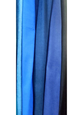 Комплект Штор Микровелюр Темно синий 2шт 100х240 No Brand (353829455)