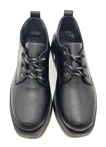 Жіночі туфлі чорні шкіряні L-11-1 24,5 см (р) Lonza (259325683)