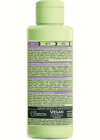 Пре-шампунь для увлажнения волнистых и вьющихся волос Fructis Curls Method Pre-Shampoo 200ml (1326980-27703236) Garnier (368622458)