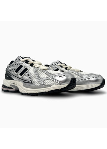 Черные демисезонные кроссовки мужские new balance 1906r white / silver / black нью беланс 1906r No Brand