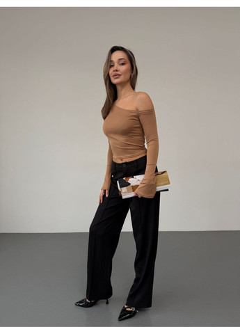 Жіночий лонгслів на одне плече Fashion (367833496)