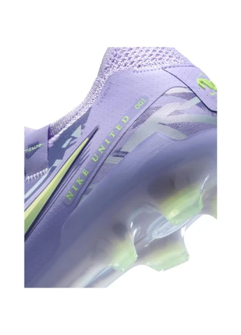 Бутси FG NU1 фіолетово-лаймові HF1592-500 Nike UNITED TIEMPO LEGEND 10 ELITE (399452677)