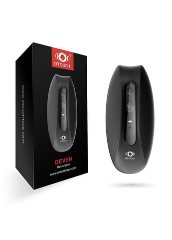 Мастурбатор Otouch DEVEN, осциллирующая площадка, 6 режимов вибрации, 2 уровня нагрева, LED-экран No Brand (366876914)