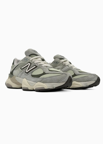 Кросівки New Balance No Brand 9060 Grey Olive світло-зелені демісезони (322505970)