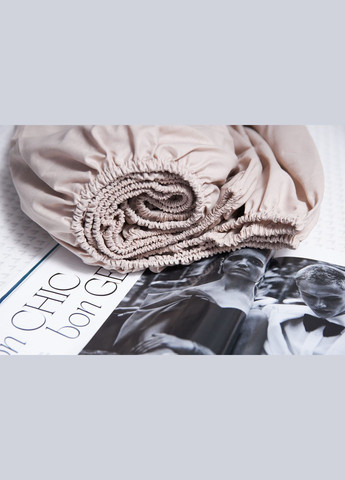 Простирадло на резинці Бязь Gold Люкс 200х220х25 см (MS-850000079) Moon&Star Blanc (295439047)