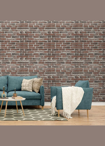 Самоклеящаяся 3D панель под красный катеринославский кирпич 3080x700x3мм SW-00001761 No Brand (328578066)