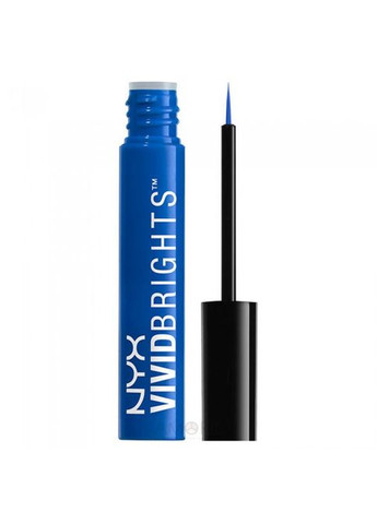 Кольорова підводка для очей VIVID BRIGHTS LINER (2 мл) Vivid Sapphire Sapphire blue (VBL05) NYX Professional Makeup (279364284)