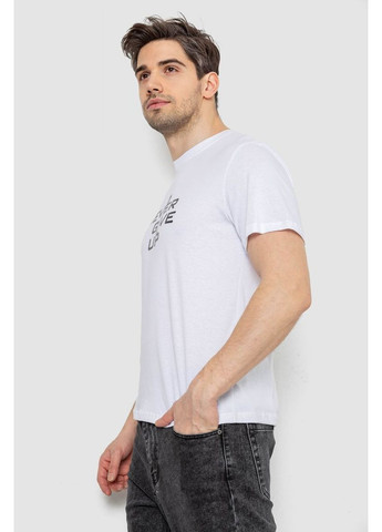 Белая футболка мужская с принтом. Ager