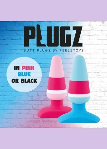 Анальная пробка Plugz Butt Plug Colors Nr. 1 FeelzToys (297573649)