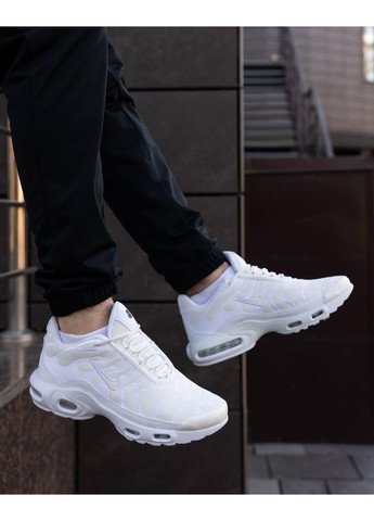 Білі Осінні кросівки чоловічі nike air max tn white найк аір макс тн No Brand