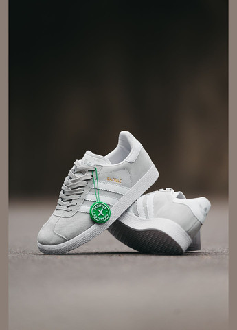 Кросівки жіночі і чоловічі Adidas Gazelle grey | Адідас Газель сірі No Brand сірі демісезони (315761813)