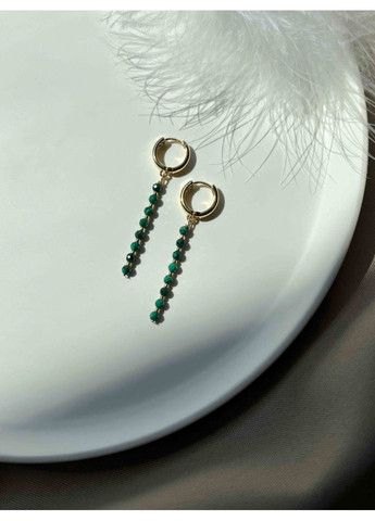 Сережки з малахітом 5480 LeBijou (367580748)