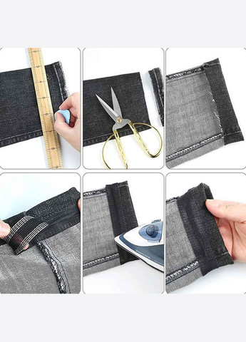 Стрічка для швидкого вкорочення штанів в домашніх умовах 1 м біла (NR0111_2) No Brand (316026782)