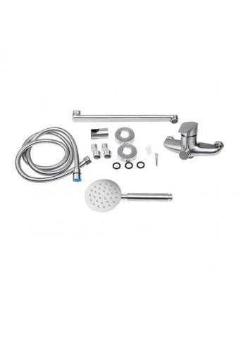 Змішувач для ванни Vida 005-1 довгий вилив Nickel (k35) LIDZ (370289813)