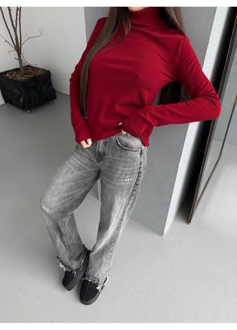 Женский базовый вязаный гольф No Brand Б1466-147/4 (372447508)