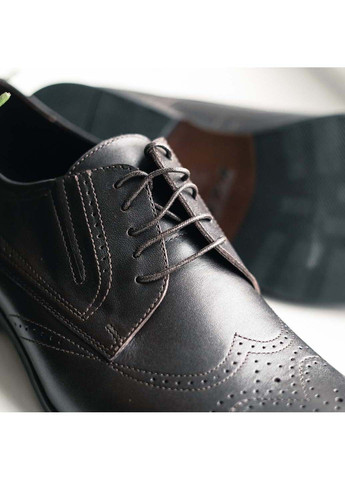 Коричневые кэжуал туфли броги Ikos на шнурках