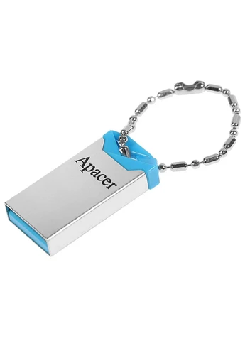 Флеш-накопитель USB 64GB AH111 Silver/Blue (AP64GAH111U-1) Apacer (336953342)
