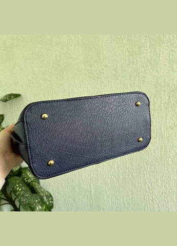 Жіноча сумка на плече з довгим ремінцем та брелоком екошкіра синя (sku_1568С) No Brand (330576903)