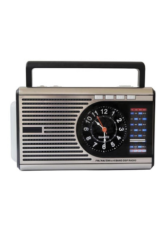 Радіоприймач акамуляторний bluetooth з годинником M 41BT 9 USB+SD No Brand (319159255)