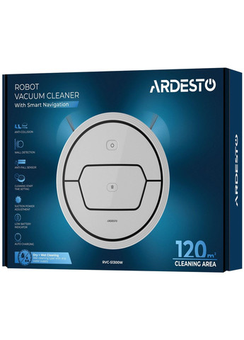 Робот-пылесос RVC-S1300W Ardesto (339085831)