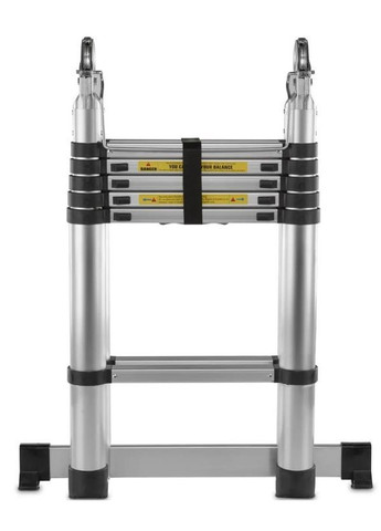 Телескопическая лестница-стремянка cкладная алюминевая высота 4,2 м (2104618852) No Brand (370606384)
