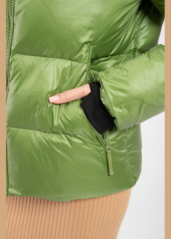 Зеленый зимний Пуховик Burberry