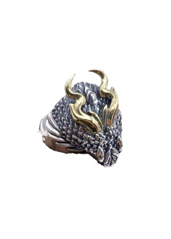Кольцо дракон колечко женское или мужское с драконом Добро и Зло, Жизнь и Смерть р регулируемый Fashion Jewelry (285110697)