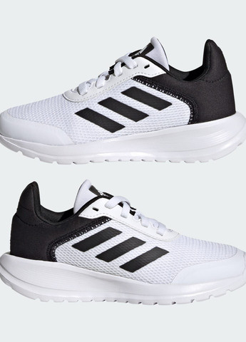 Белые всесезонные кроссовки tensaur run adidas