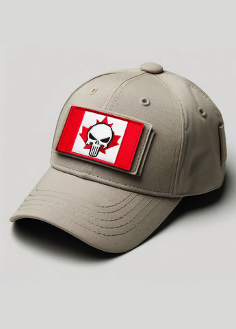 Набір шевронів 2 шт з липучкою Череп Карателя на Прапорі Канади 5х8 см вишитий патч нашивка Канада Каратель Punisher IDEIA (291451419)