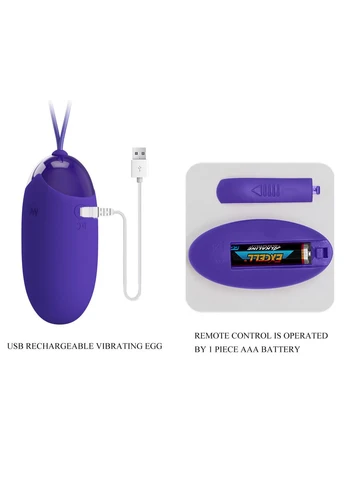 Виброяйцо - Pretty Love Berger-Youth Wireless Egg Blue LyBaile (386470330)