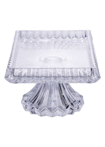 Тортовщица прямоугольная на ножке 33×17×13.5 (см) стеклянная HP-19-146C Yiwu (368718027)