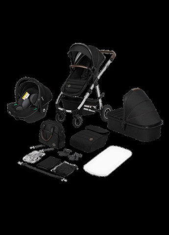 Універсальна коляска 3 в 1 AMBER BLACK SILVER Lionelo (336383248)