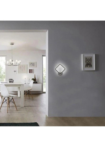 Керований cвітлодіодний світильник бра TETRA S 22 Вт 220х250х50 мм Білий ESLLSE (365446837)