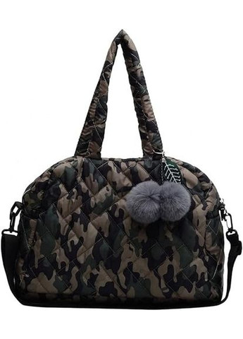Сумка-тоут жіноча стьобана через плече Bloom camouflage Italian Bags (289872497)