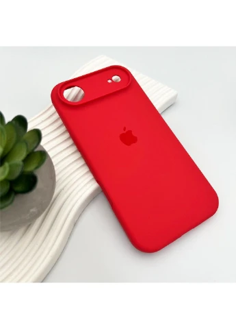 Чехол для смартфона Silicone Full Case AA Camera Protect для Apple iPhone 17 Air 43, Berry Red Silicone Case (382474801)