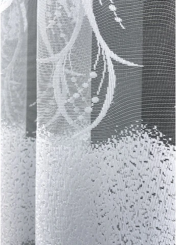 Тюль 2007т Жакард Білий 400х180 см (42-1029) VR-Textil (382949501)
