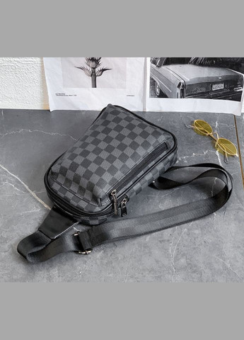 Качественная мужская сумка на грудь экокожа, сумка-слинг для мужчин месенджер кросс-боди Eton (334729473)