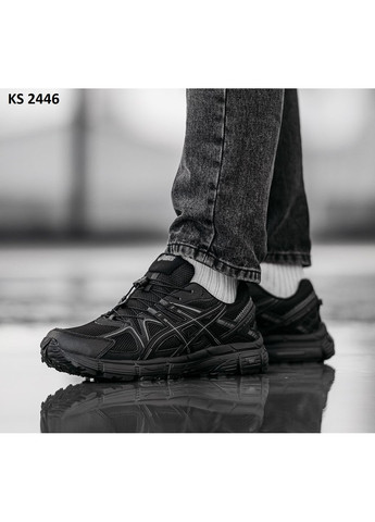 Черные демисезонные кроссовки мужские asics gel-kahana 8 black асикс гель кахано No Brand