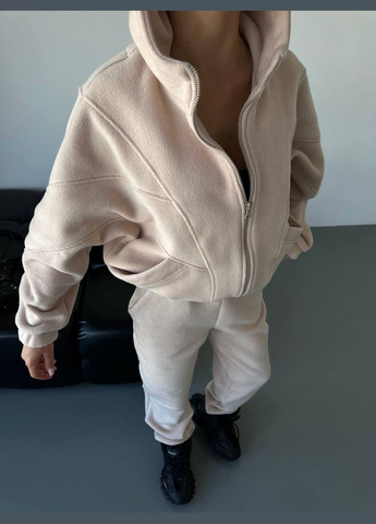 Жіночий костюм спортивний на флісі No Brand (308981703)