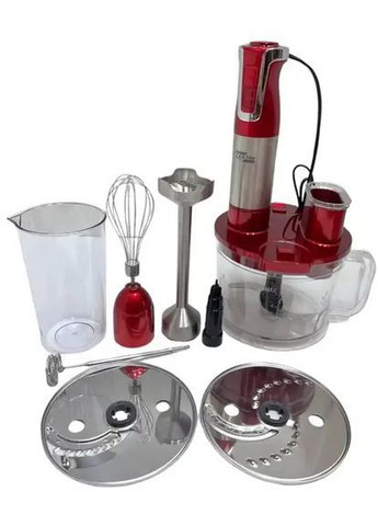 Багатофункціональний блендер 7в1 1500Вт ZP- Червоний Zepline 798 (371656960)