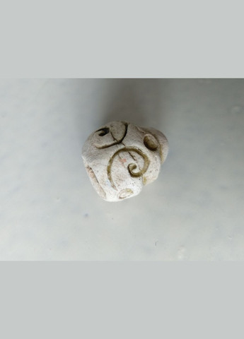 Керамічна намистина ручної роботи "Фантазійні Візерунки №9" (біла) Коти&Ангели (301532932)