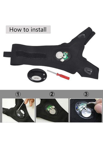 Рукавички зі світлодіодним ліхтариком, для активного відпочинку та дому, ремонту (2104618912) No Brand (372466645)