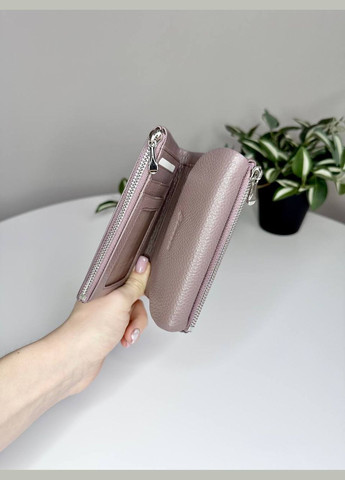 Шкіряний м'який гаманець на магнітах середнього розміру Classic (316218759)