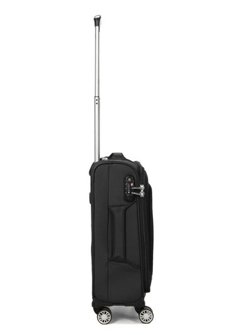 Чемодан ручная кладь S ткань чёрный 55х36х20см/35л/2.5кг/Snowbal 87303 Snowball (324801772)