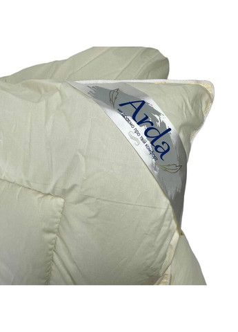 Ковдра двоспальна закрита Лебединий пух 20320 175х215 см бежева Arda (328391709)