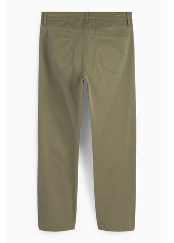 Хаки демисезонные брюки C&A